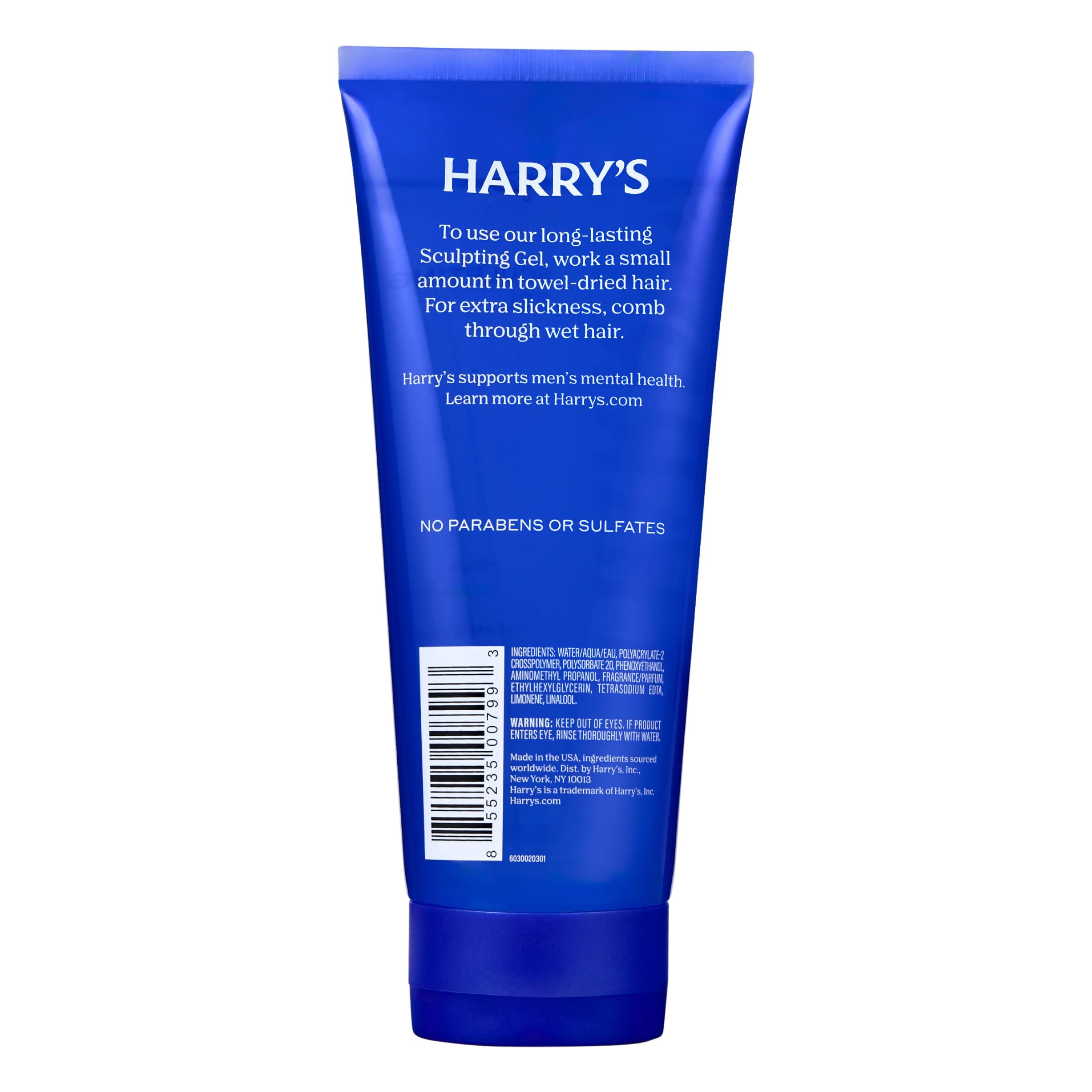 Parfum citron et herbes fraîches du Gel Sculptant Harry's