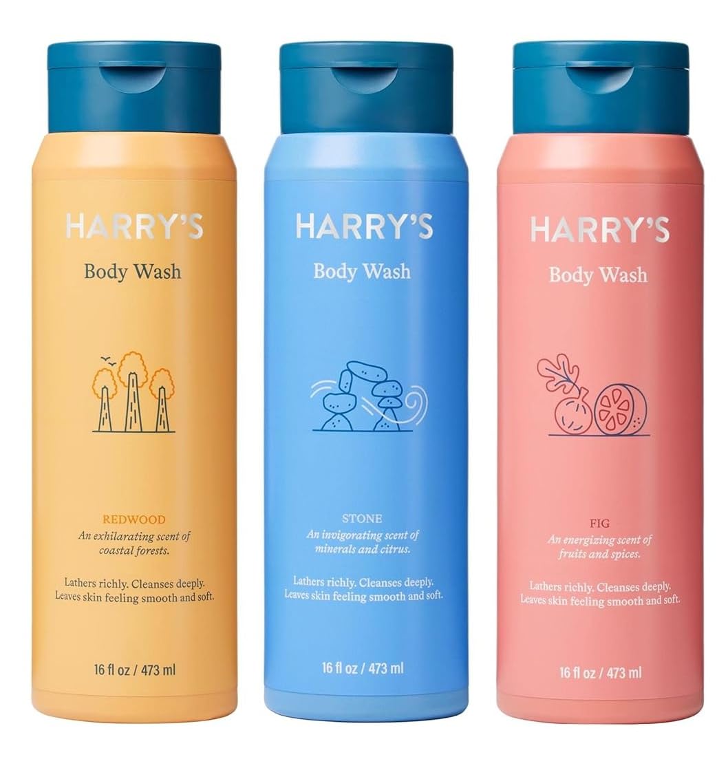 Harry's Gel Douche Stone: parfum énergisant pour démarrer la journée.