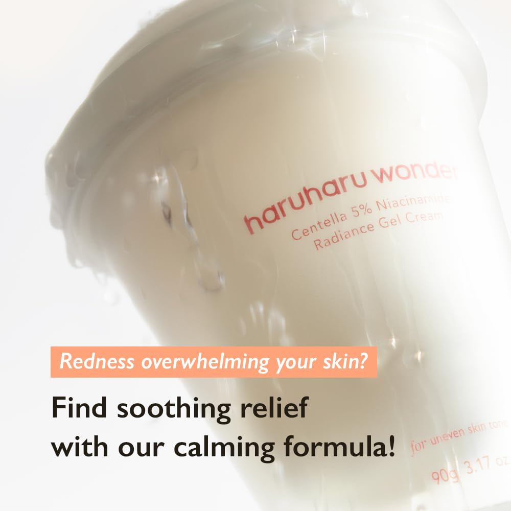 Haruharu Centella 5% Niacinamide, réduction visible des pores avec une texture légère.