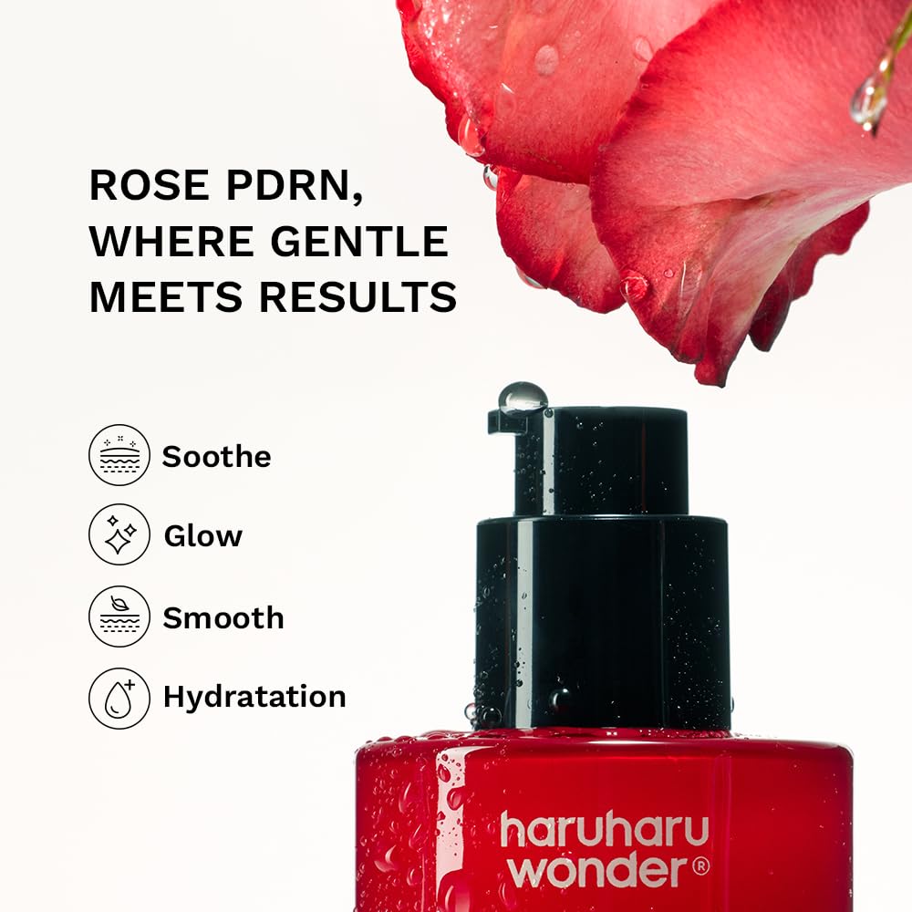 HARUHARU Rose PDRN Serum apaisement-rougeurs: action douce sur peau sensible