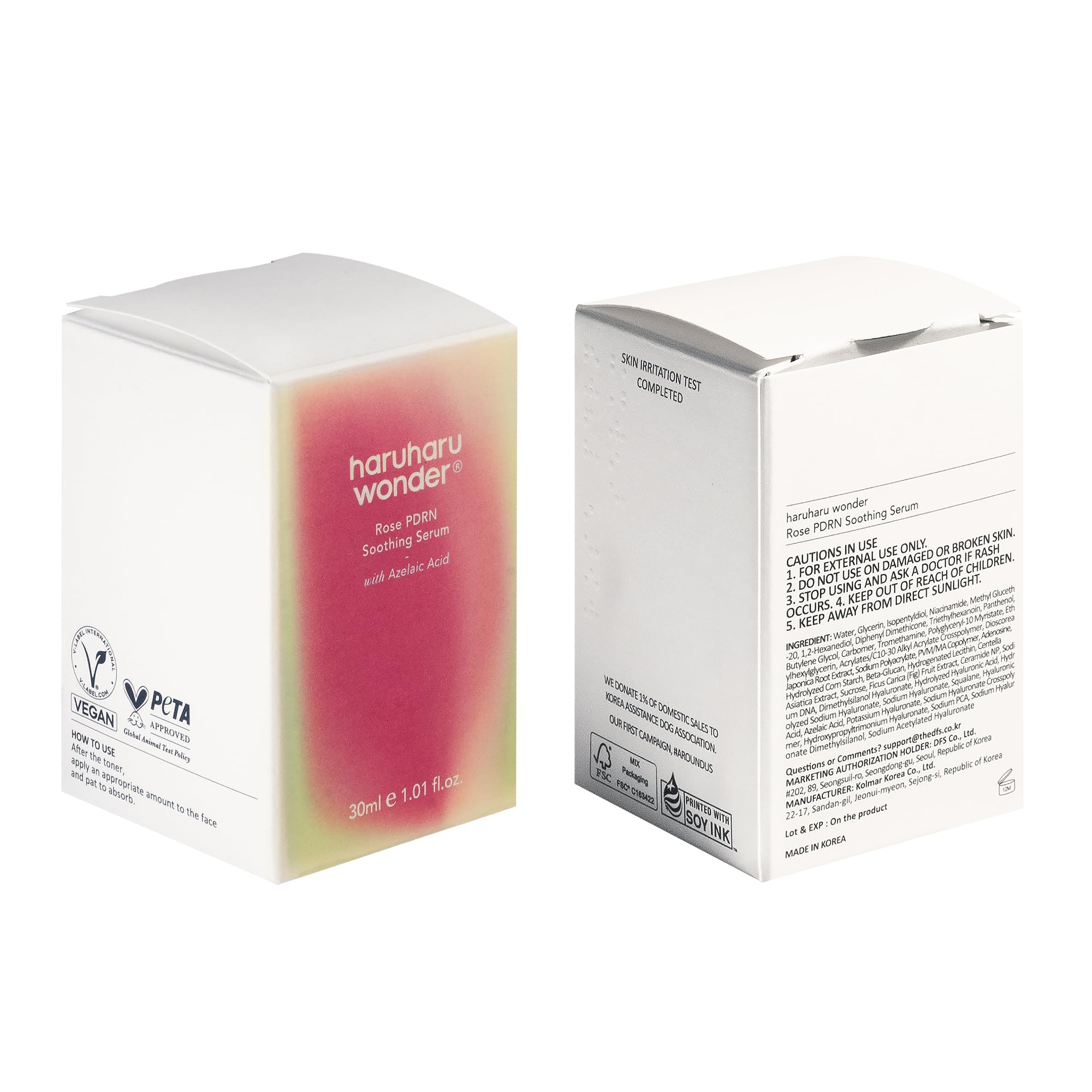 HARUHARU Rose PDRN Serum routine-quotidienne: usage quotidien en douceur