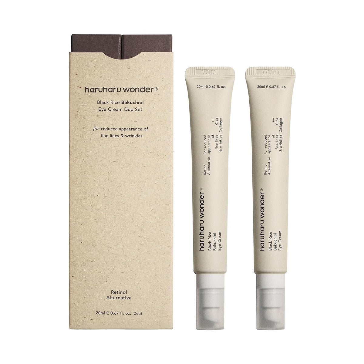 HARUHARU Wonder Eye Cream duo set emballage élégant pour soin délicat des yeux