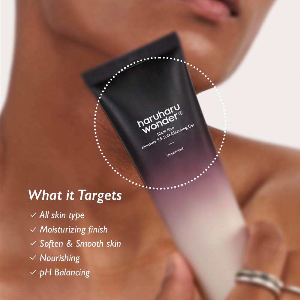 HARUHARU Wonder Black Rice Gel extrait racine de ginseng pour nourrir la peau.