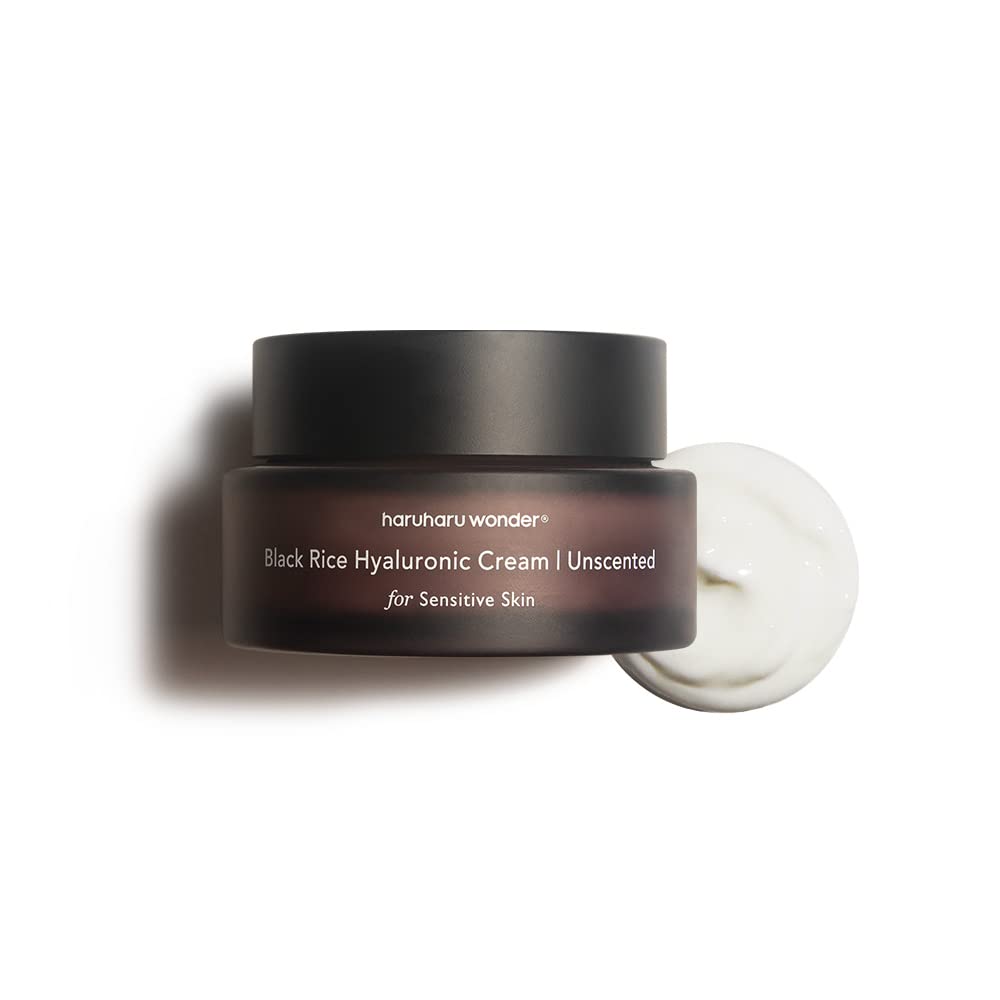 HARUHARU Wonder Black Rice Crème – Bouteille pompe pour une hydratation durable.