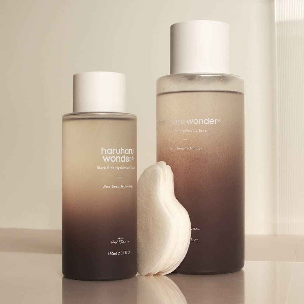 HARUHARU Wonder Riz Noir Tonique - ingrédients fermentés soutenant l’éclat naturel.