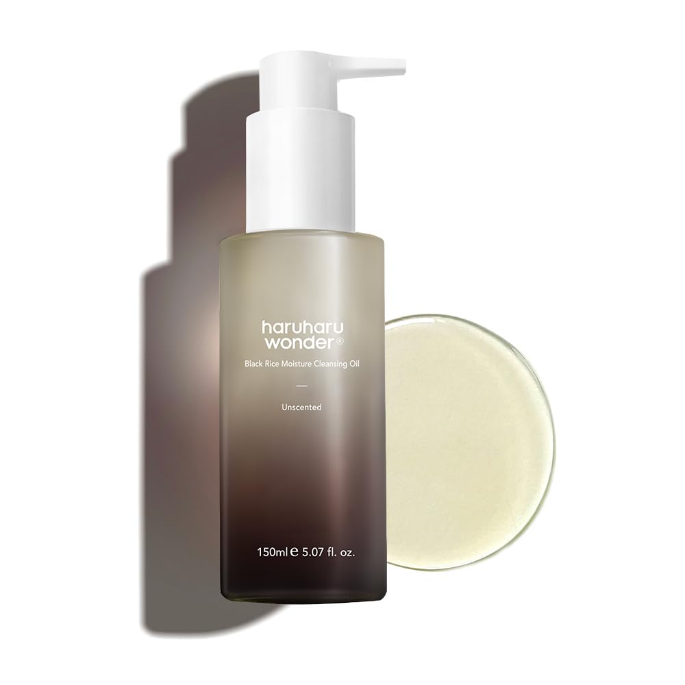 HARUHARU Wonder: bouteille d'huile démaquillante, élimine le maquillage tenace en douceur.