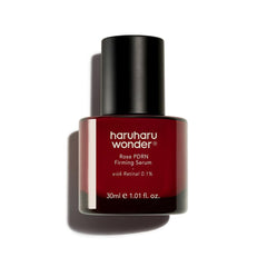HARUHARU Wonder Rose PDRN Sérum – flacon, idéal pour une routine nocturne rafraîchissante.