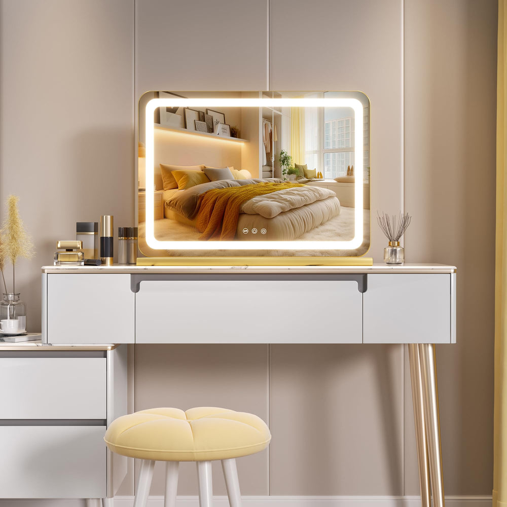 Hasipu miroir peut se fixer au mur ou sur table pour flexibilité