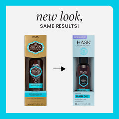 HASK Argan Huile réparatrice, brillance sans résidu gras et douceur