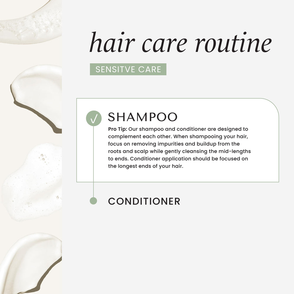 Extrait d’avoine et pro‑vitamine B5 dans la formule, hydratation naturelle des cheveux.