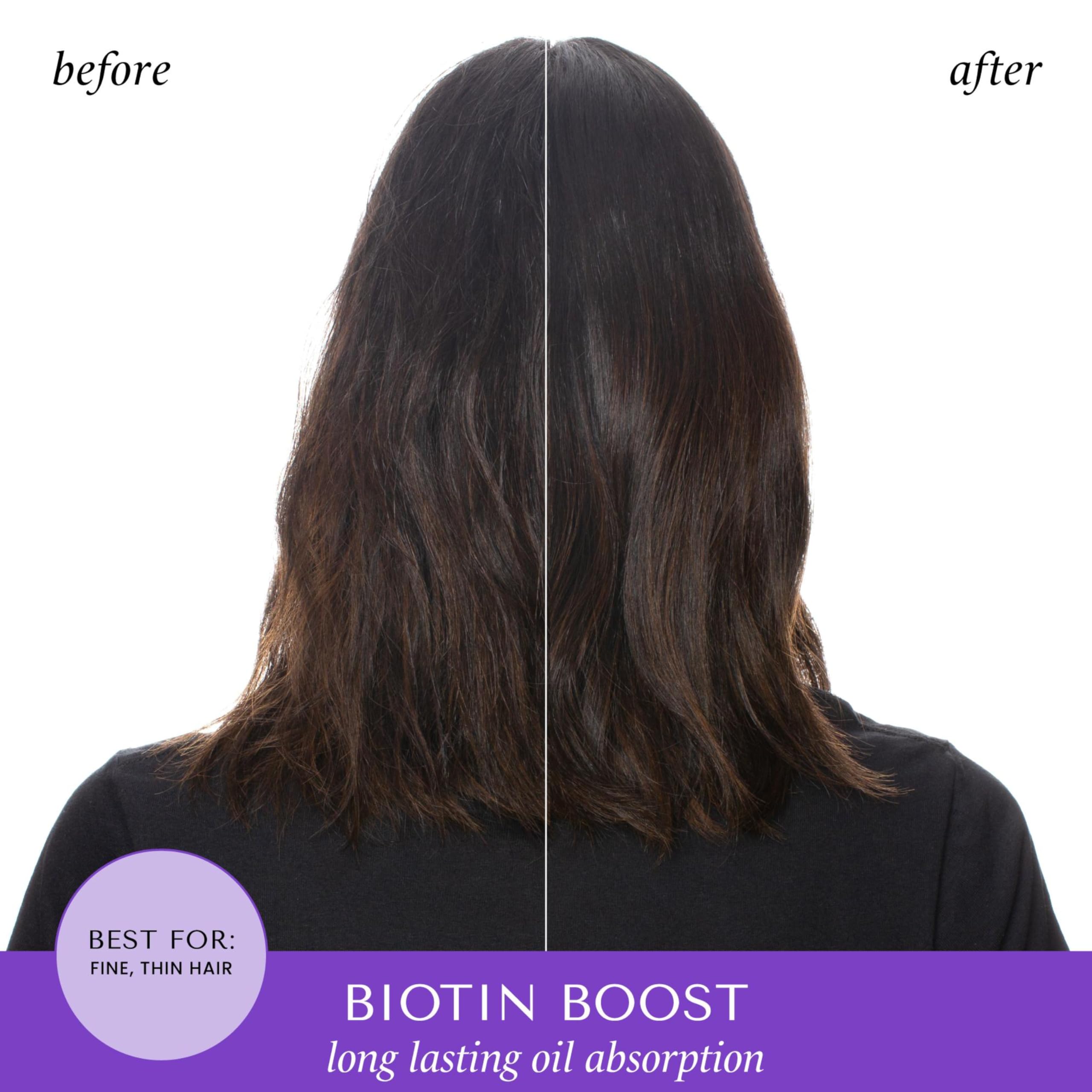 HASK Biotin Boost – association biotine et collagène pour mèches plus denses.