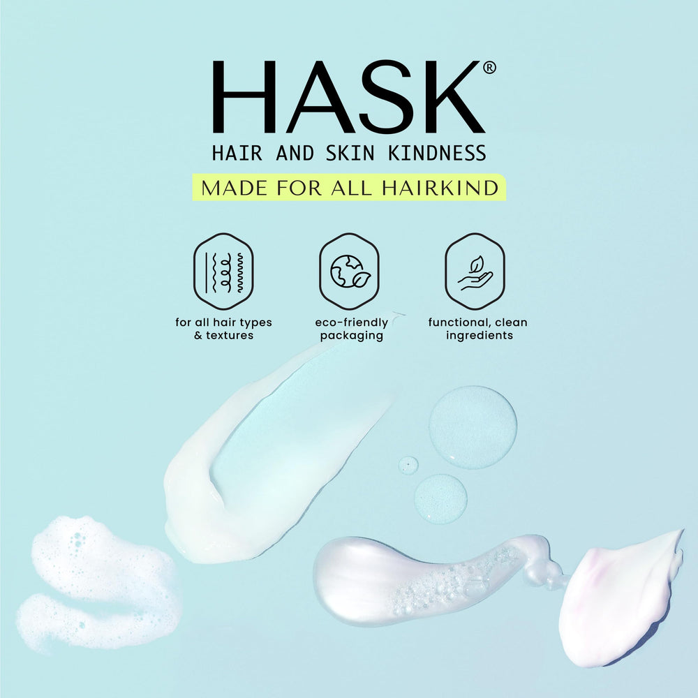 HASK Blond Care 5-en-1 utilisation rapide et efficace sans rinçage.