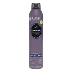 Bouteille de Shampoing Sec Purifiant au Charbon HASK prête à une utilisation rafraîchissante
