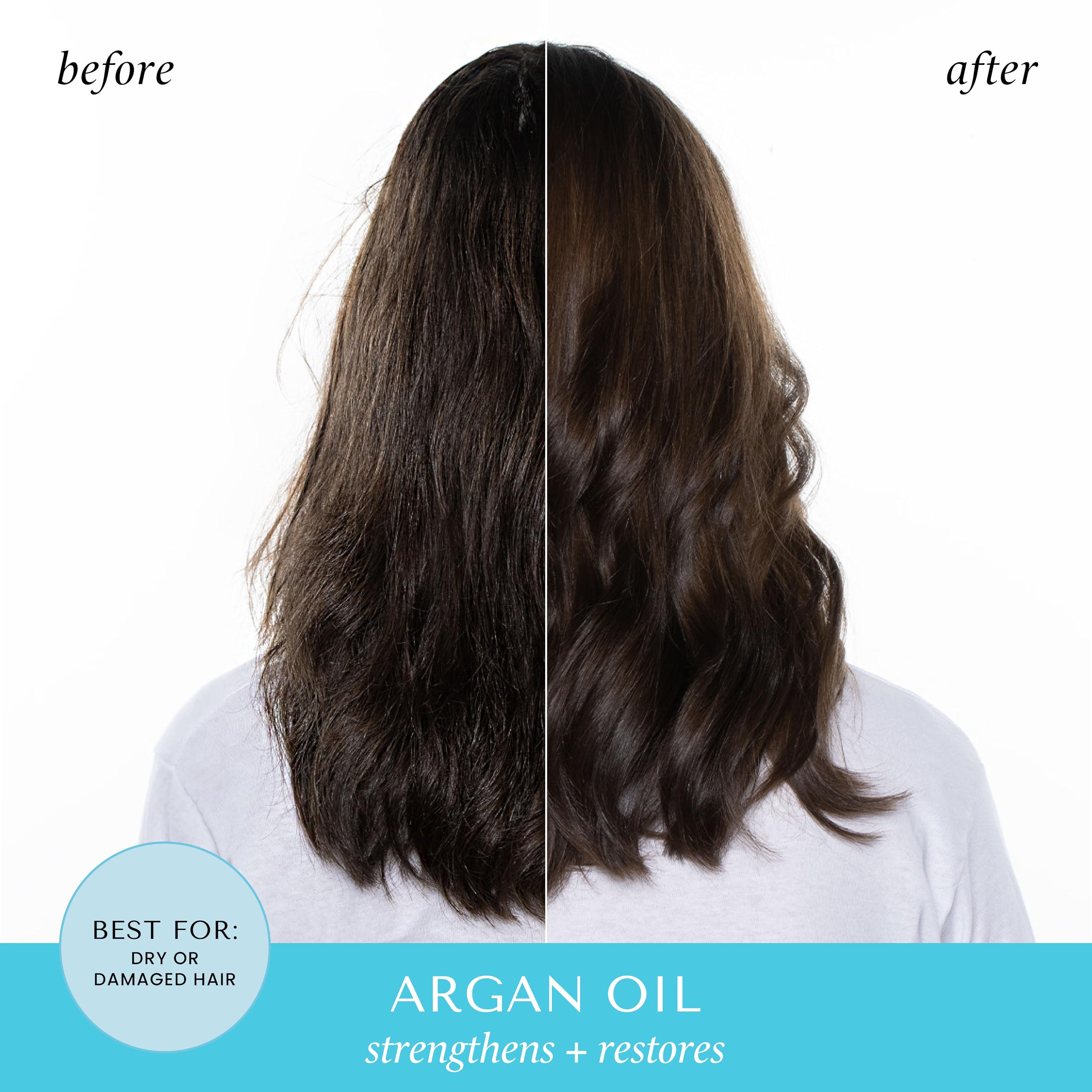 Packette soin argan HASK, conditionneur réparateur en application