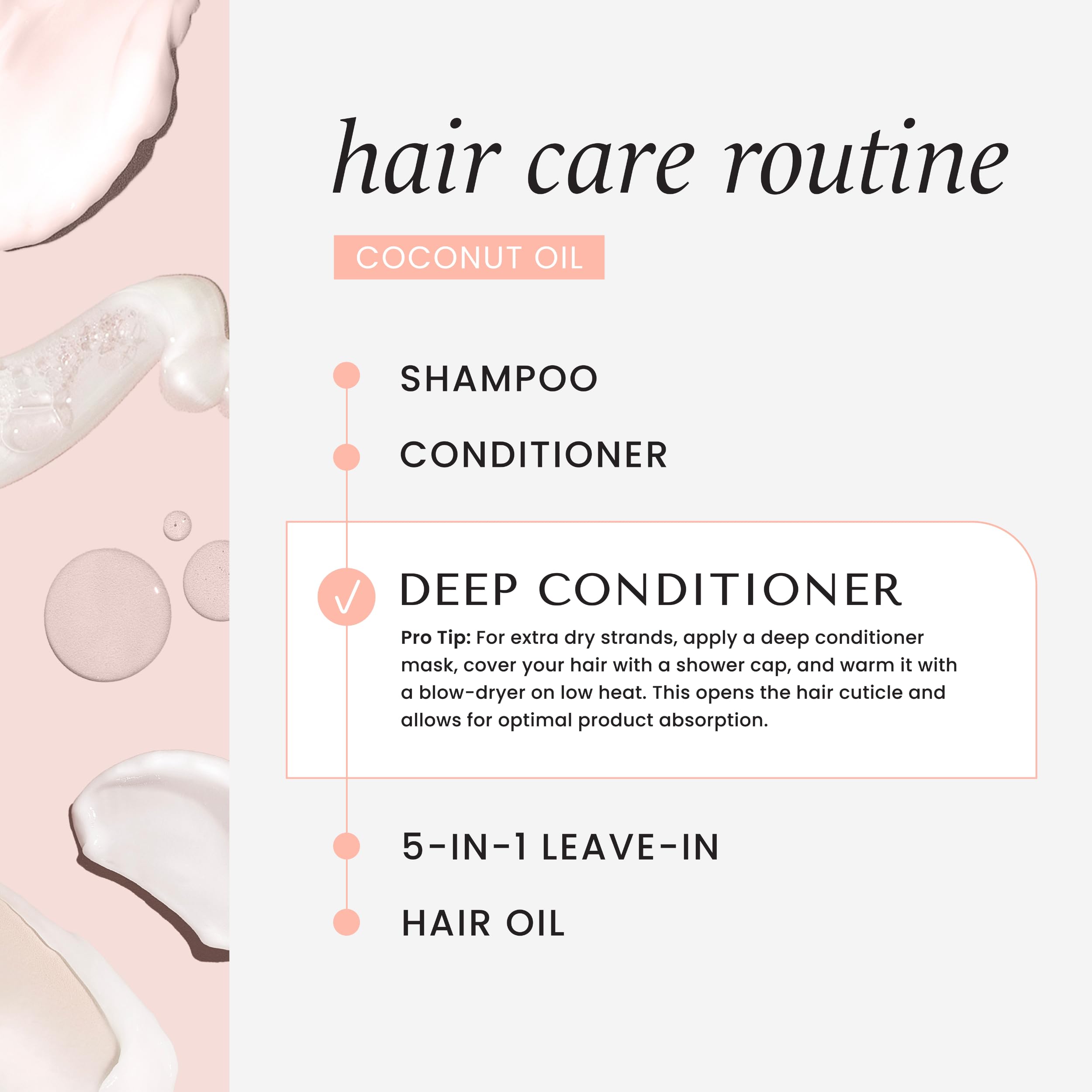 Packette de soin profond à l'huile d'argan pour cheveux hydratés