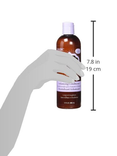 Cheveux après utilisation avec le conditionneur volumisant HASK.