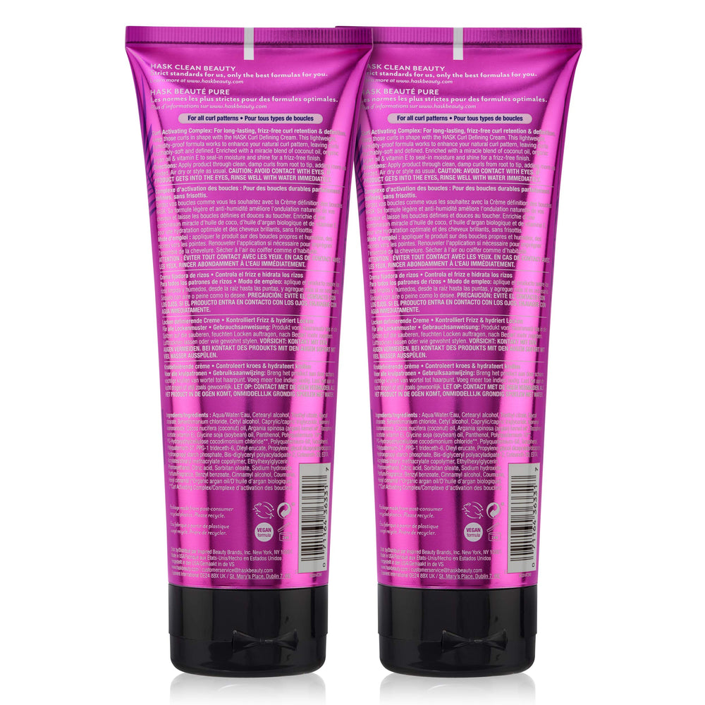 HASK Huile coco-argan, mélange nourrissant qui scelle l’hydratation et la brillance.