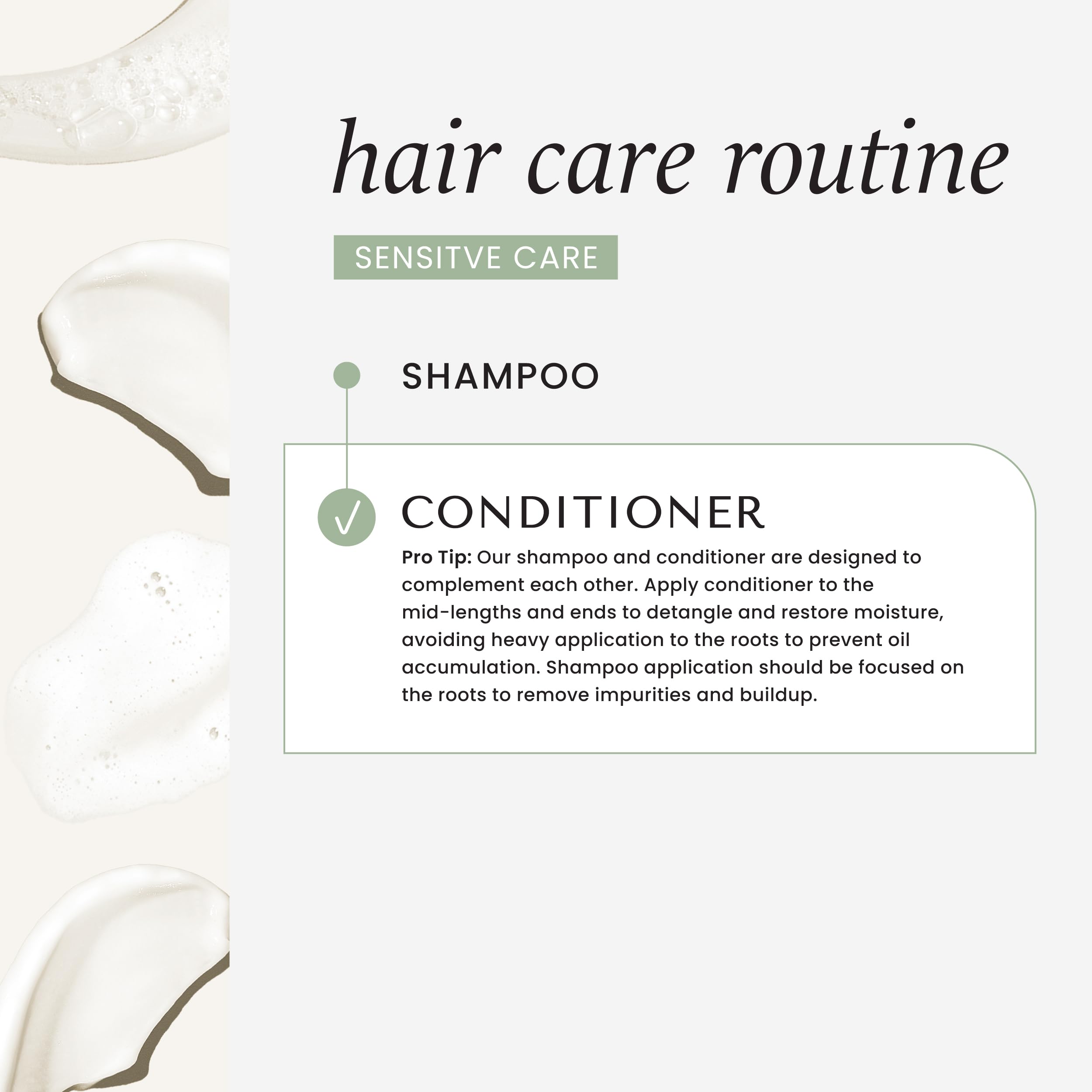 Étiquette sans fragrance du packaging HASK, idéal pour peaux sensibles.