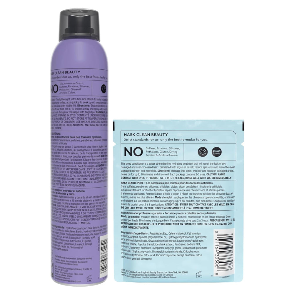 Formule sans sulfates, parabènes et gluten pour cheveux colorés.