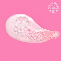 Texture-cremeuse de la Keratine Lissante HASK sur cheveux propres.