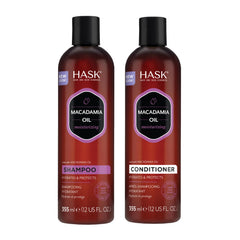 Shampoo HASK Macadamia, bouteille, nettoyage en douceur pour tous types de cheveux