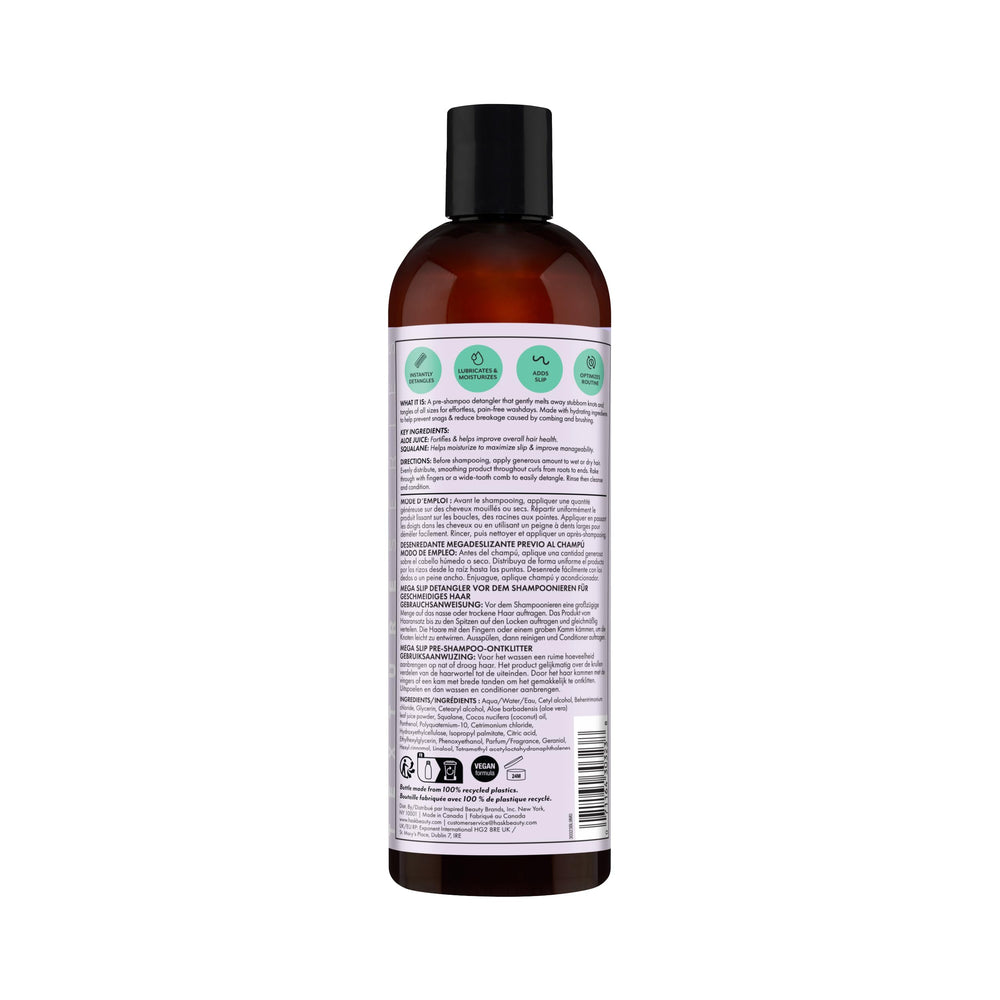HASK Mega Slip – Application pré-shampoing, étape simple avant lavage.