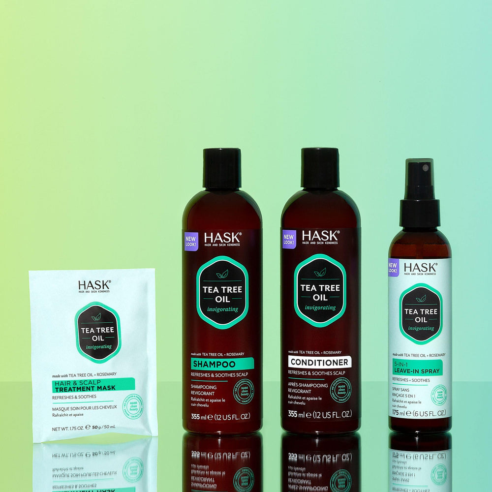 Parfum Tea Tree frais, ajoutant une sensation revitalisante.