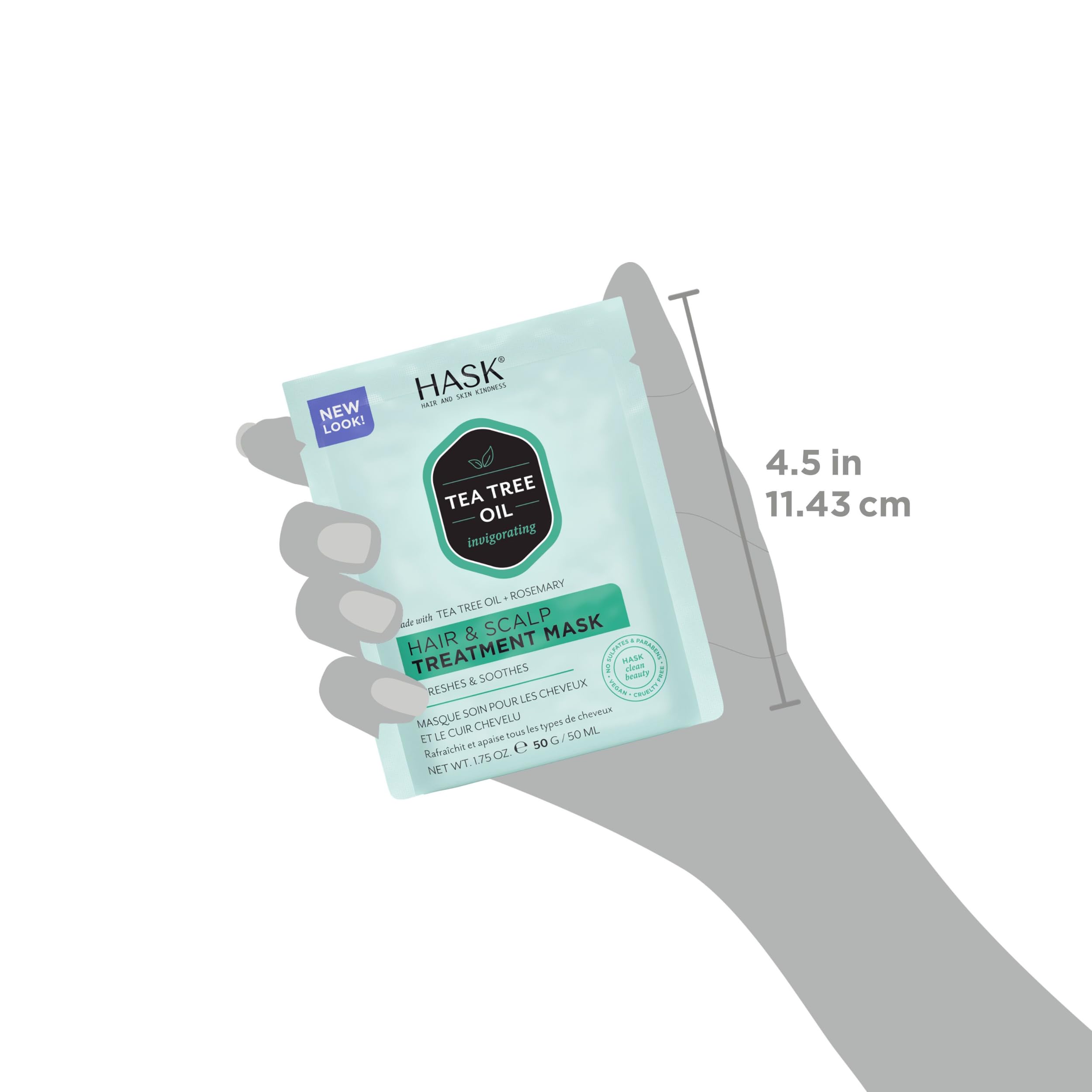 Formule HASK sans sulfates, sans parabènes et sans gluten, adaptée à la couleur.
