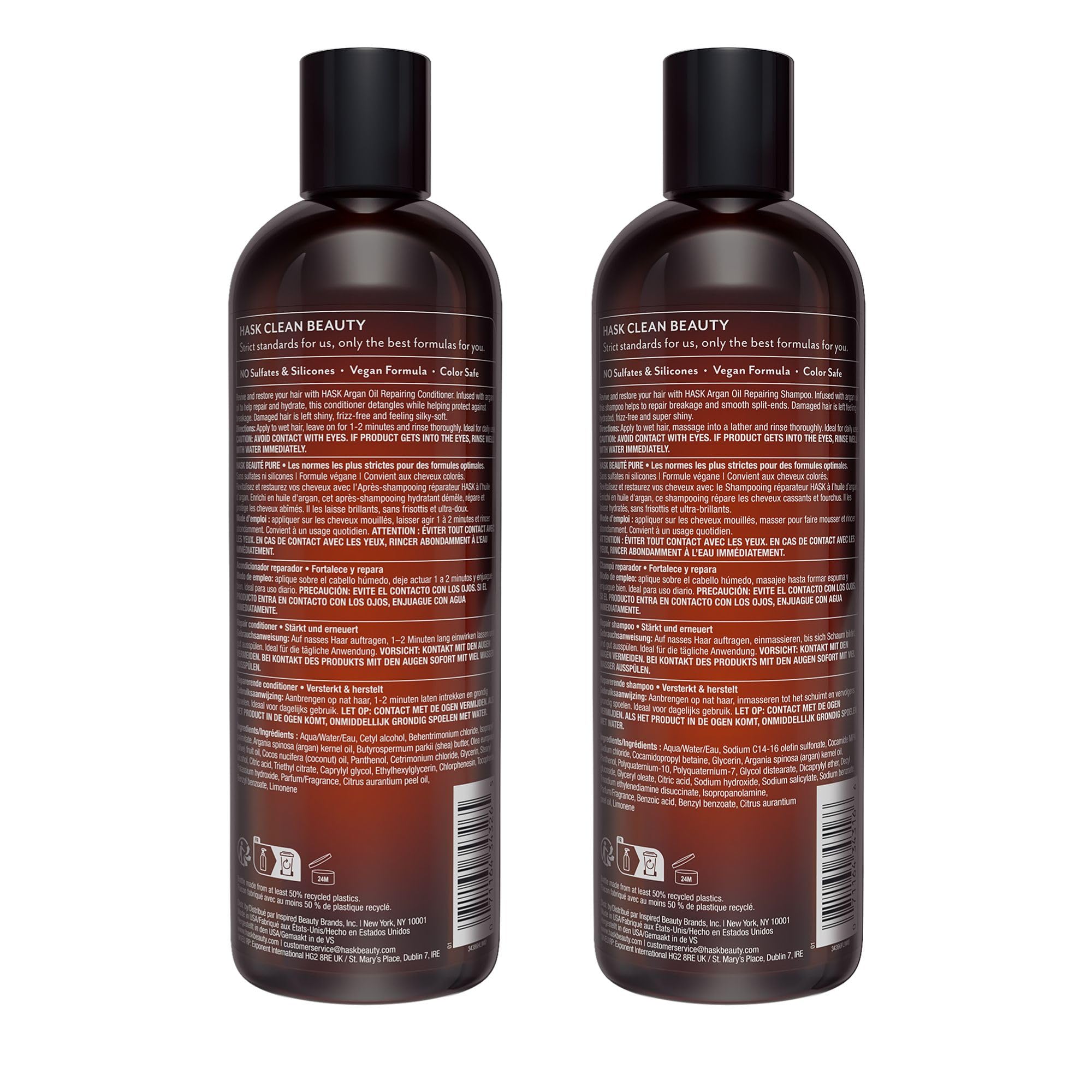 Sans sulfates et parabènes, formulation douce pour tous types de cheveux