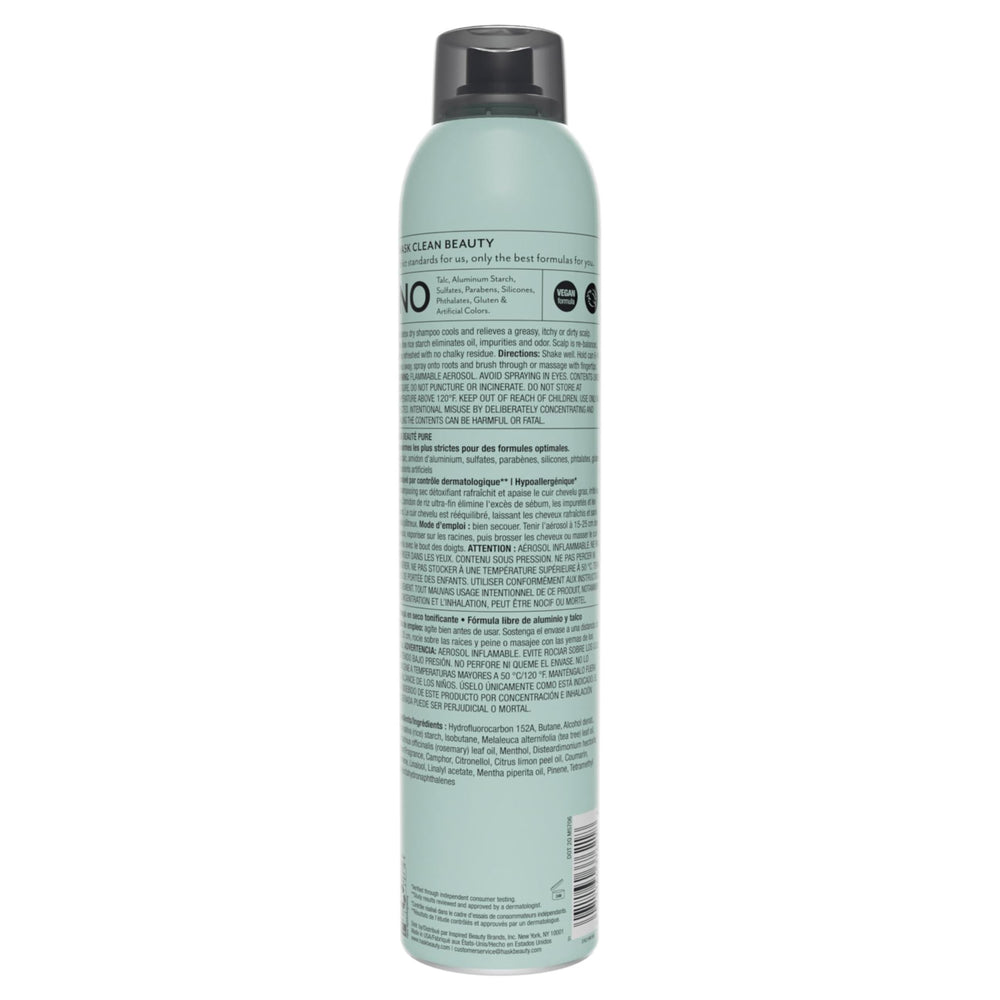 HASK Shampoing sec arbre à thé, application précise sans résidu.