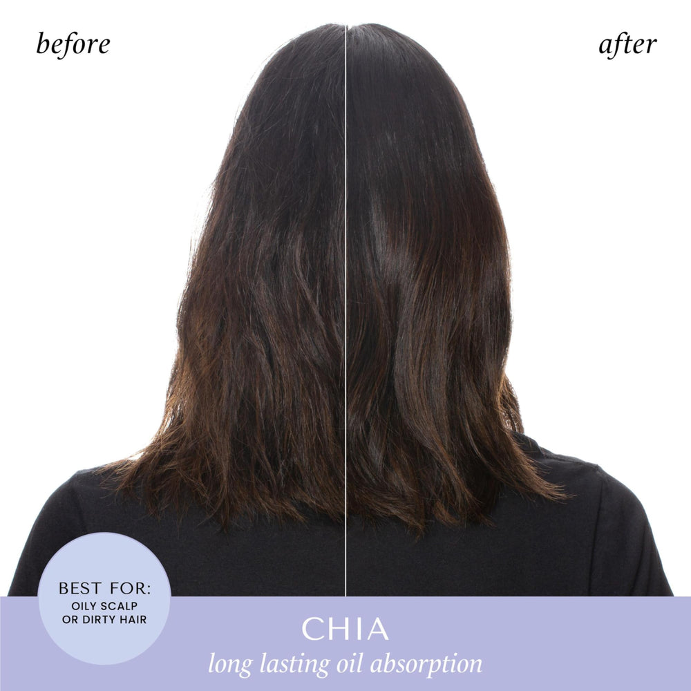 HASK shampooing sec chia-volume - précision d'application légère pour plus de volume.