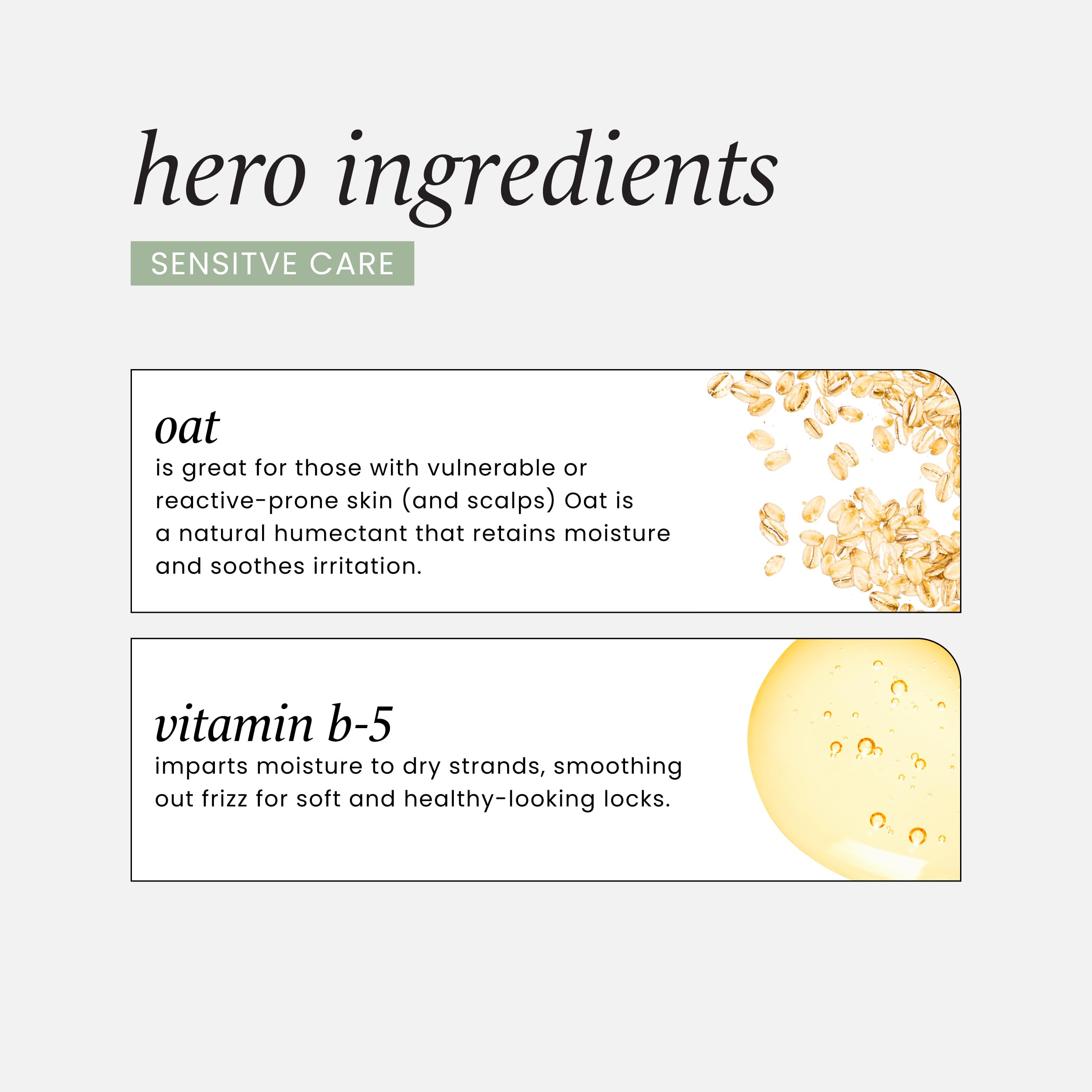 Texture crèmeuse du shampooing sensitive HASK, application agréable et hydratation légère.