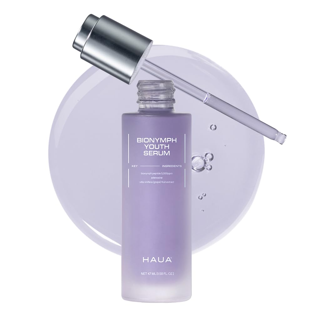 Sérum HAUA Bionymph en flacon, hydratation profonde pour la peau
