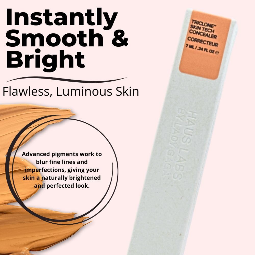 Application fluide du concealer Triclone pour un teint uniforme.