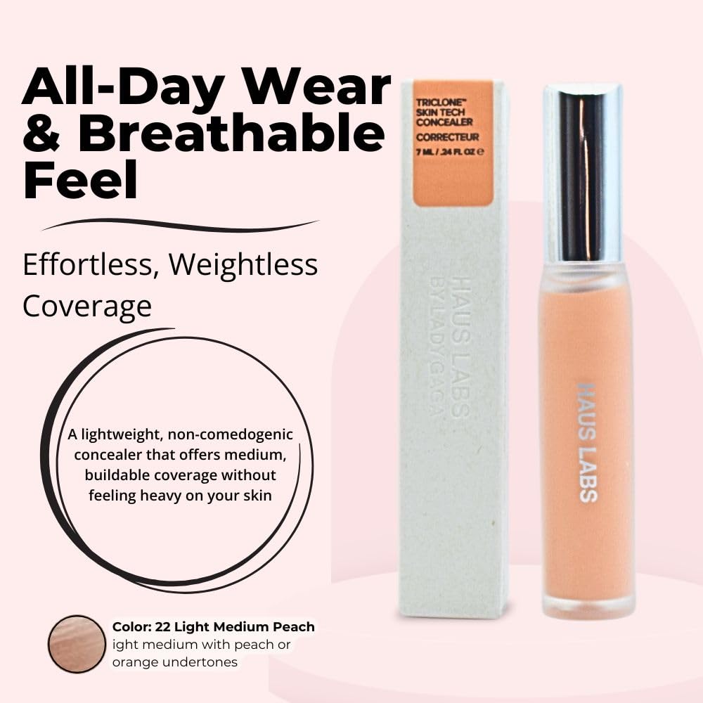 Texture légère du concealer HAUS LABS pour un estompage facile et naturel.