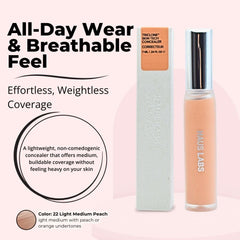 Texture légère du concealer HAUS LABS pour un estompage facile et naturel.