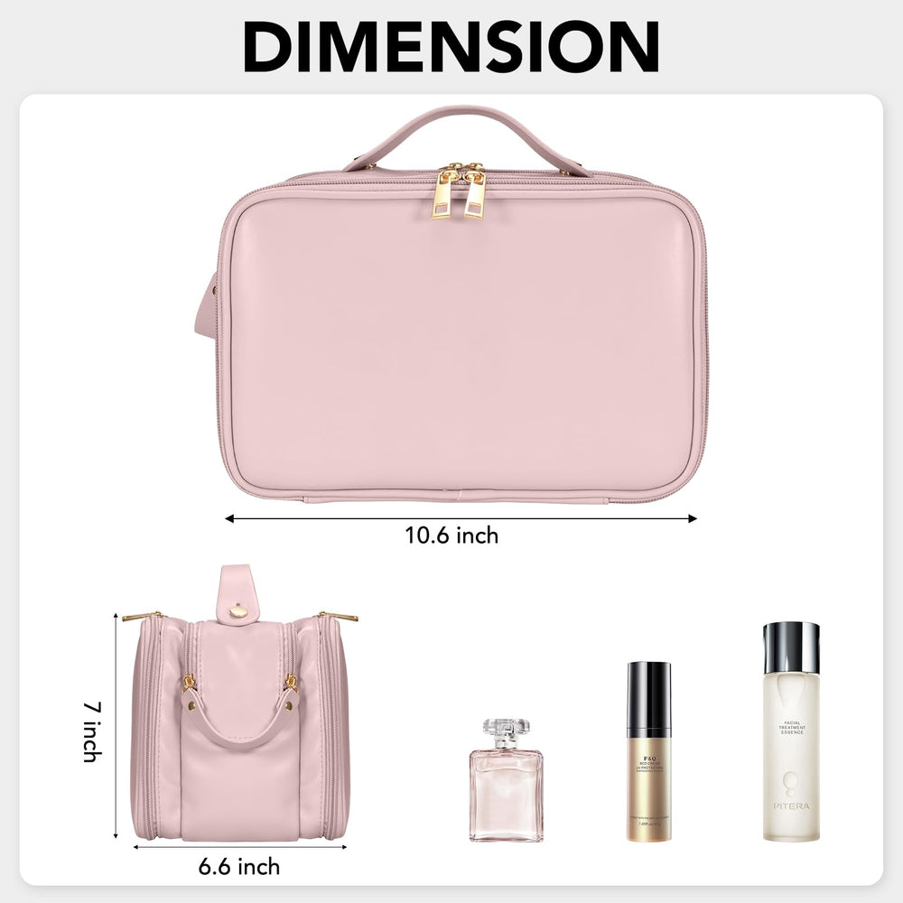 HauteHues Trousse voyage: porte-pinceaux vertical pratique et propre.