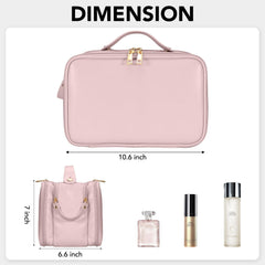 HauteHues Trousse voyage: porte-pinceaux vertical pratique et propre.