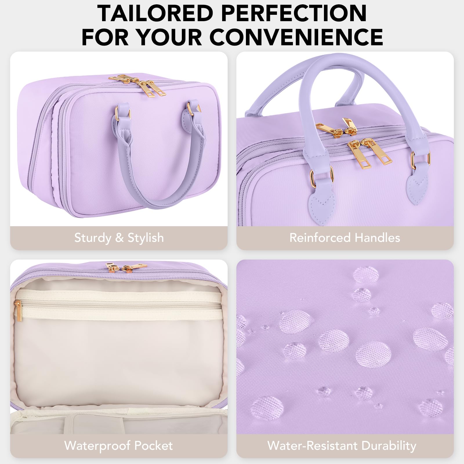 HauteHues design violet tendance du sac de voyage.