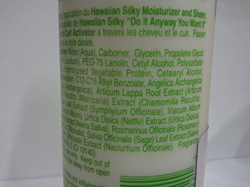 Hawaiian Silky Crème Activateur, brillance naturelle et soin quotidien des boucles.