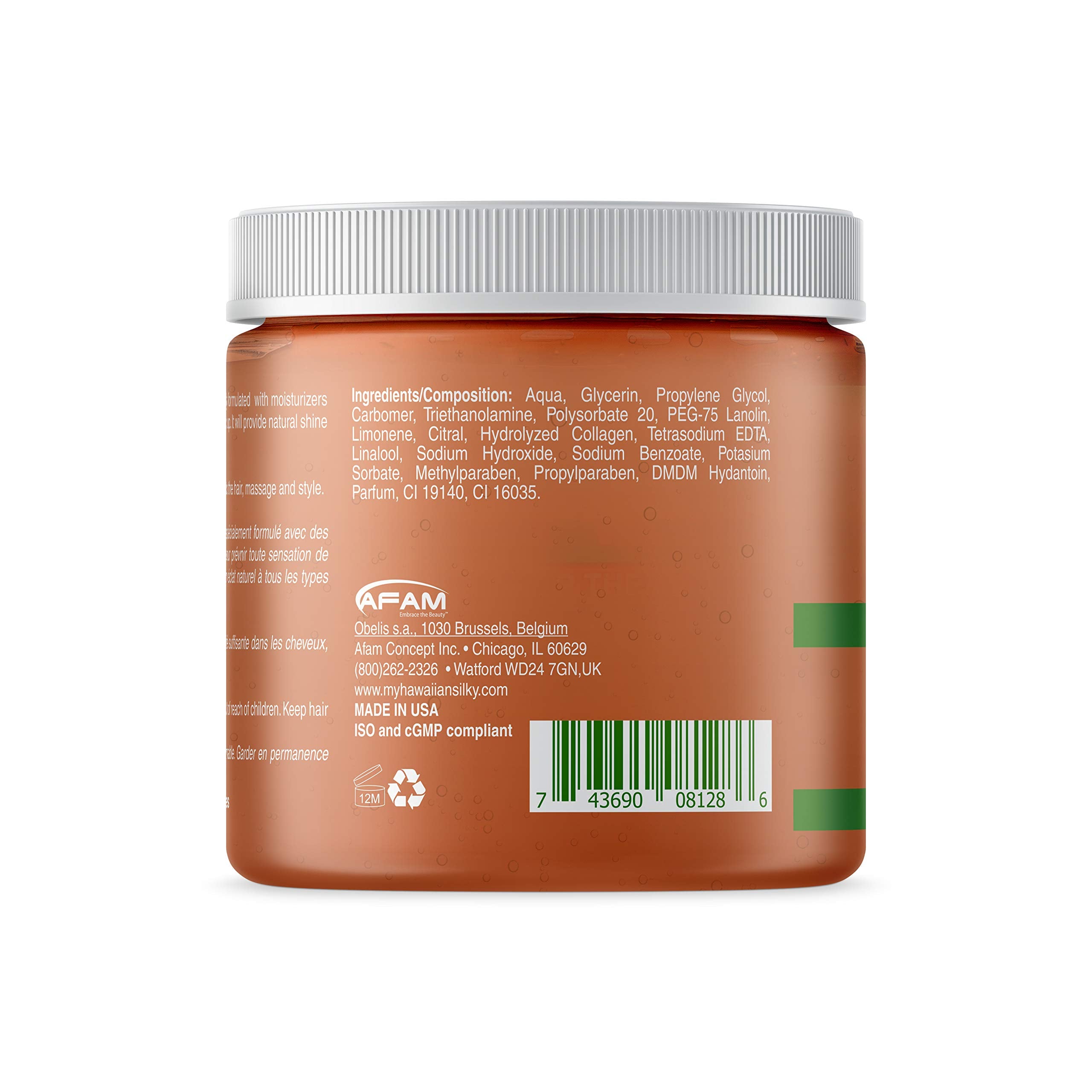 Hawaiian Silky Gel Activator application quotidienne pour plus de brillance et douceur naturelle.