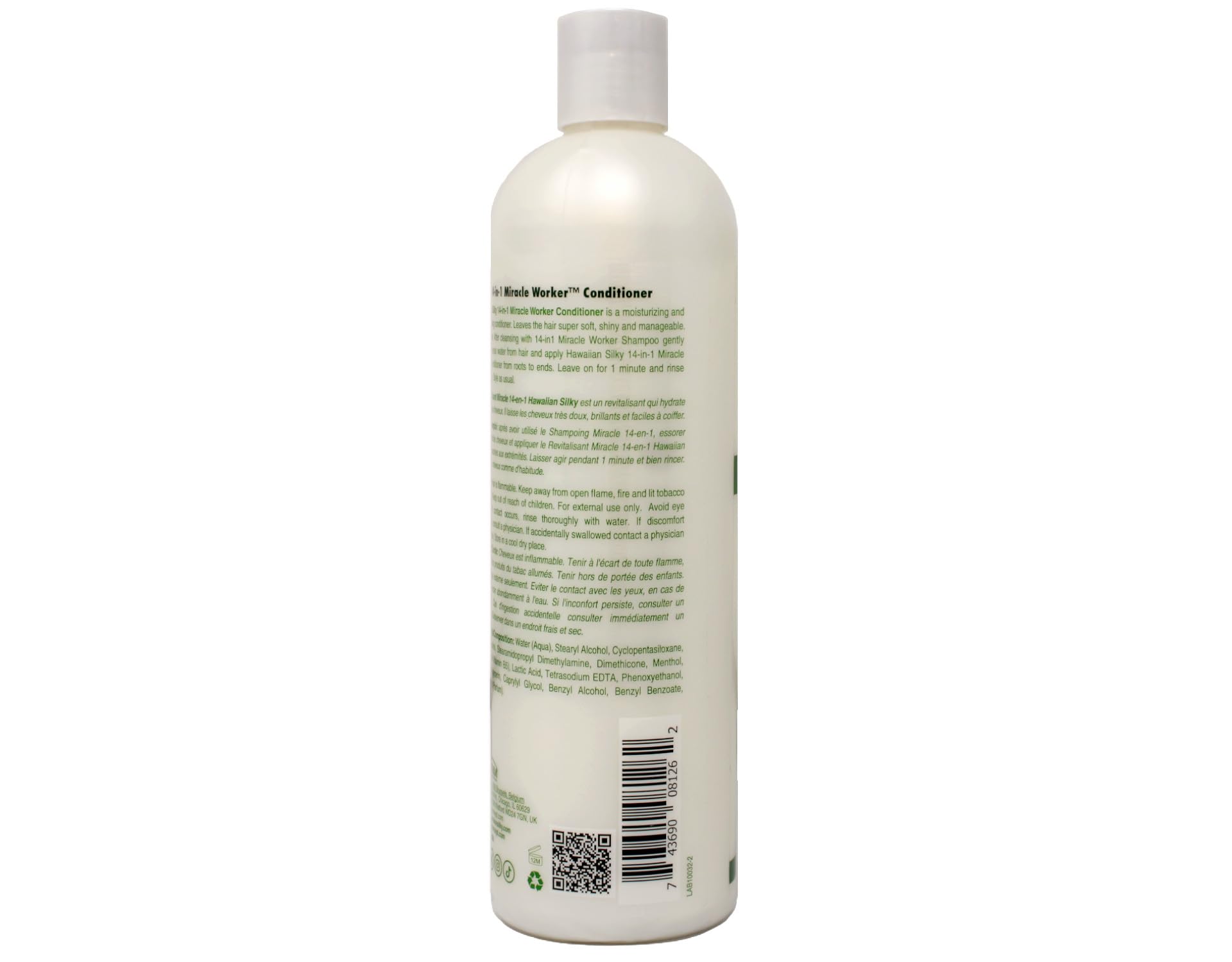 Usage multi-usage possible pour cheveux et corps avec ce produit.