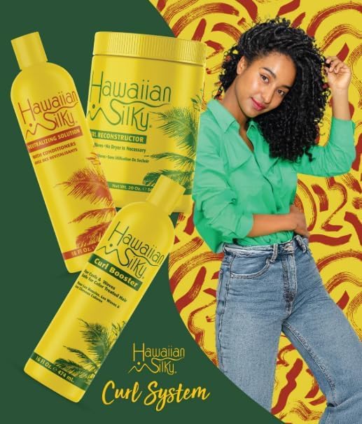 Hawaiian Silky neutralisant jaune flacon 16 oz soutien la douceur et la brillance