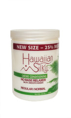 Hawaiian Silky sans base relaxer, emballage visible et utilisation facile.