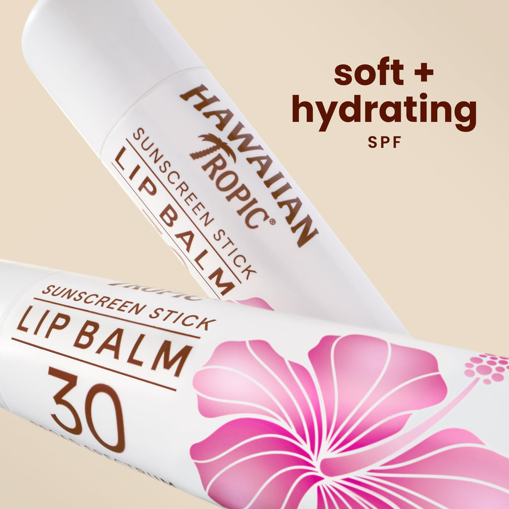 Hawaiian Tropic Baume Lèvres SPF30 texture crème hydratante et légère