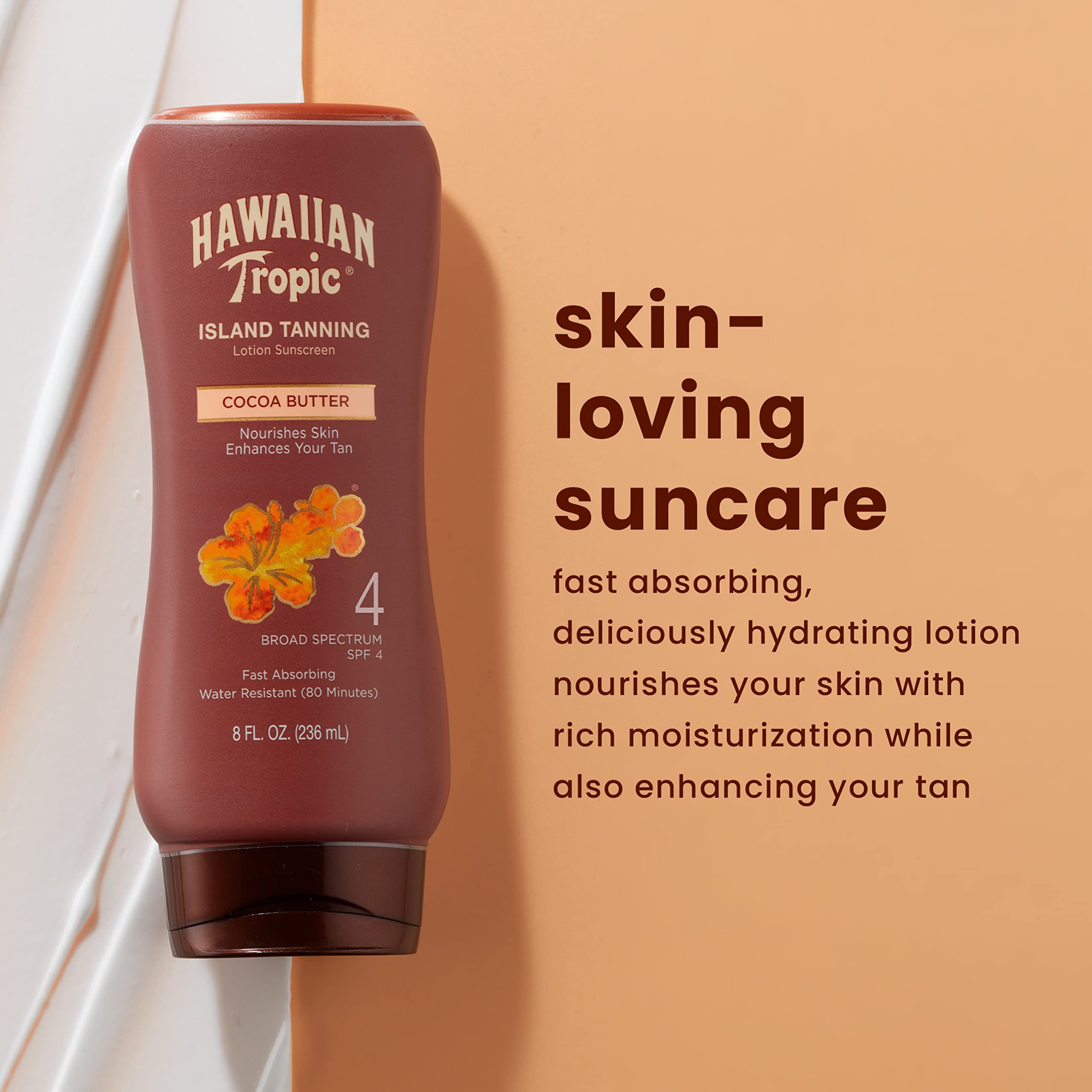 Hawaiian Tropic – extraits botaniques exotiques, peau nourrie.