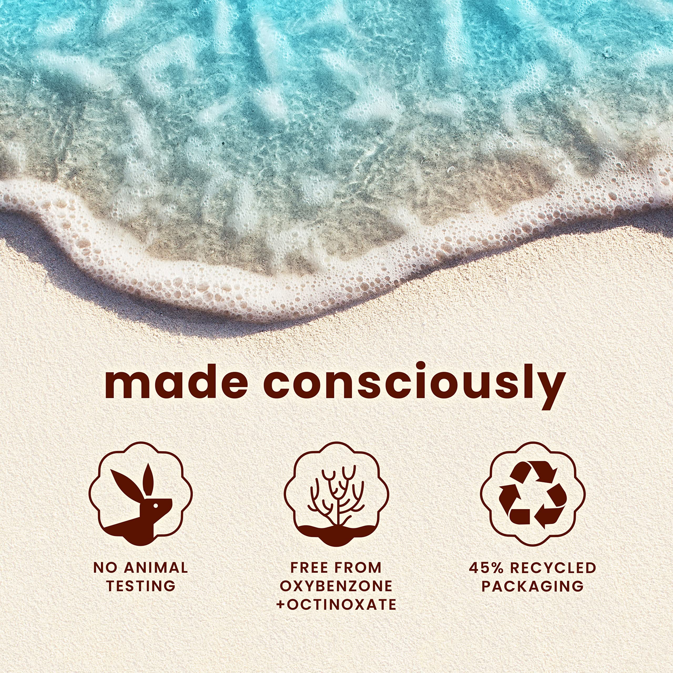 Sans oxybenzone ni octinoxate, soin solaire plus sûr.