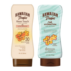 Hawaiian Tropic SPF30: lotion solaire légère qui laisse la peau lumineuse et non grasse.