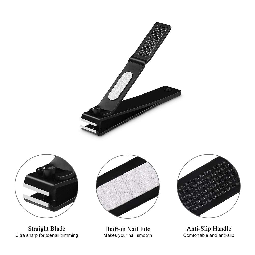 HAWATOUR acier-inox-420j2-clip-ongles, matériau durable et hygiénique.