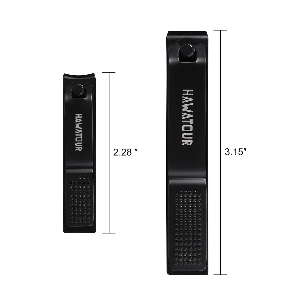 HAWATOUR boite-etain-rangement-clip-ongles, rangement rapide dans le tiroir.